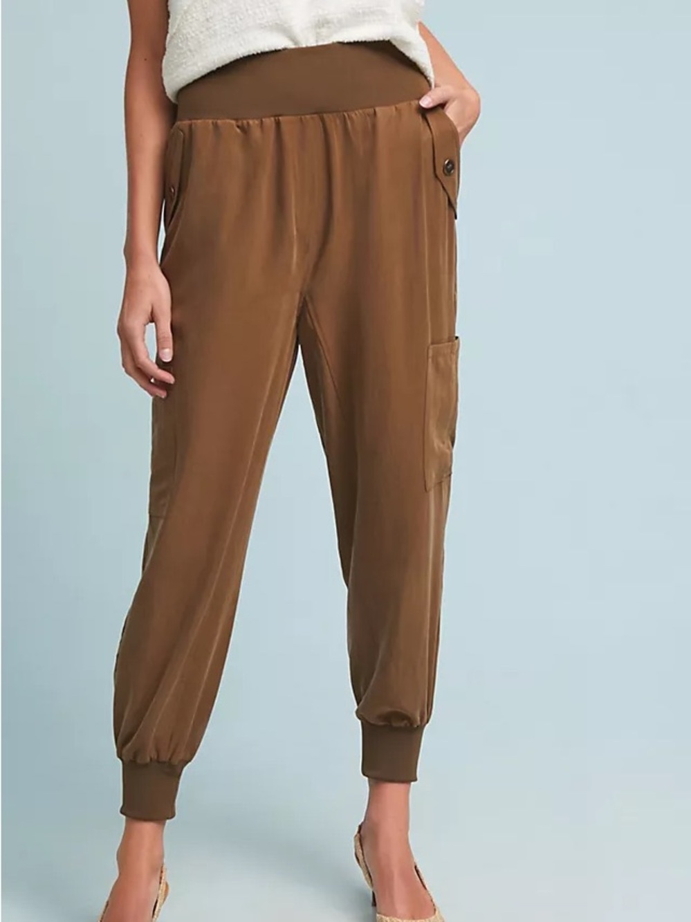 Maeve Anthropologie Cicerone utility pull on jogger pants 💜